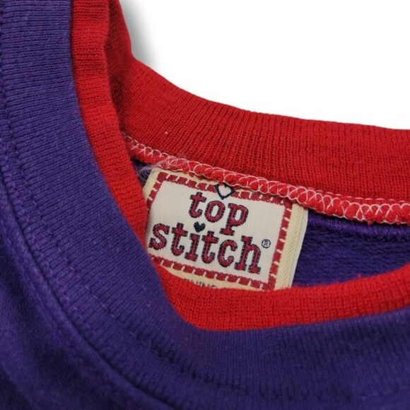 Vintage Top Stitch By Morning Sun Sweatshirt Size XL Vintage Sweater Embroidered - Picture 6 of 6